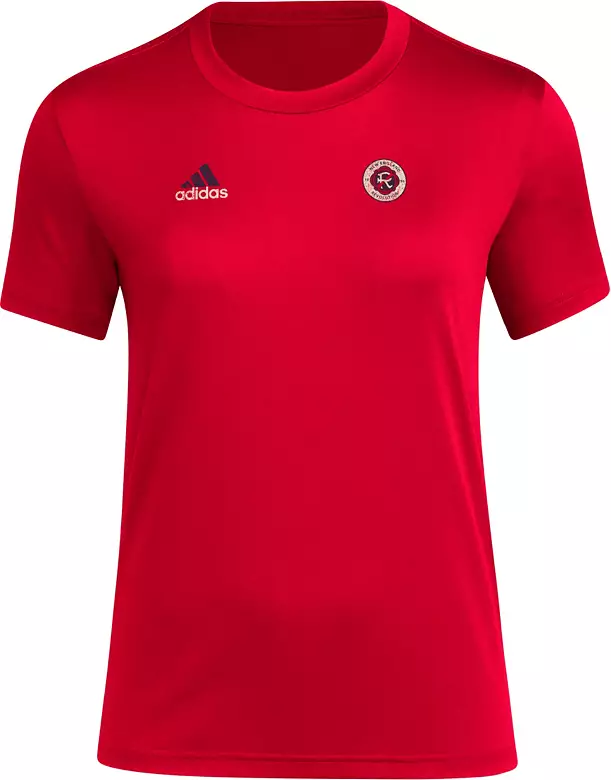 adidas Women's New England Revolution 2024 Local Stoic Red T-Shirt