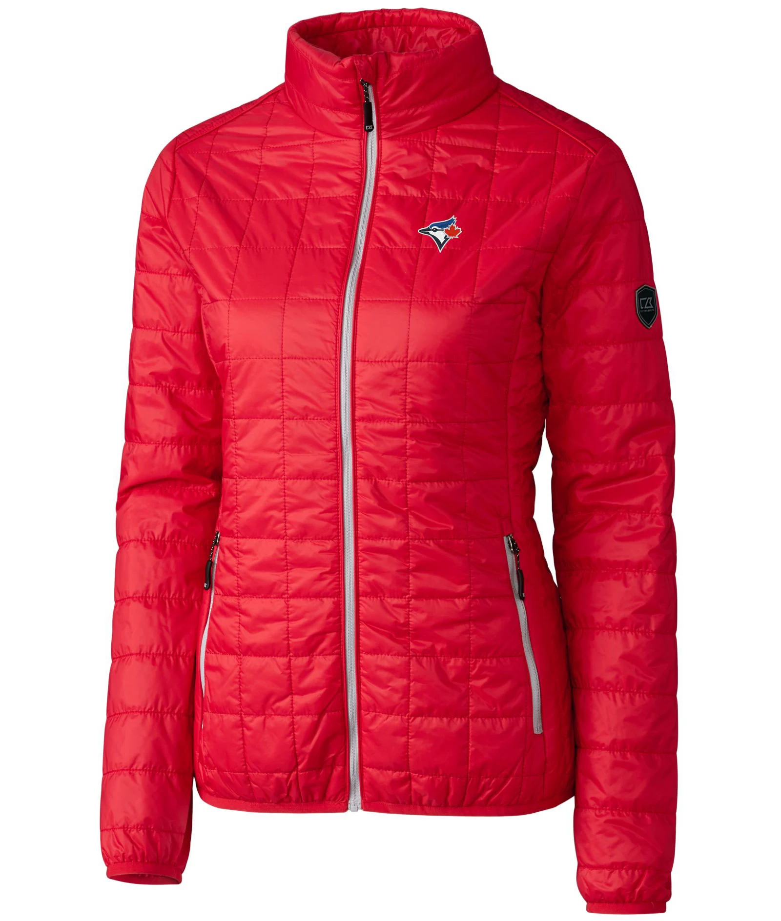 Cutter & Buck Women's Toronto Blue Jays Red PrimaLoft® Eco Insulated Full Zip Puffer Jacket
