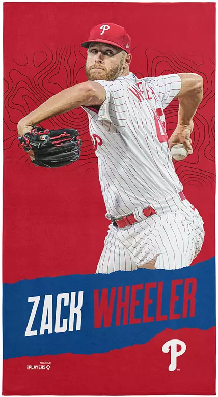 TheNorthwest Philadelphia Phillies Zack Wheeler Beach Towel