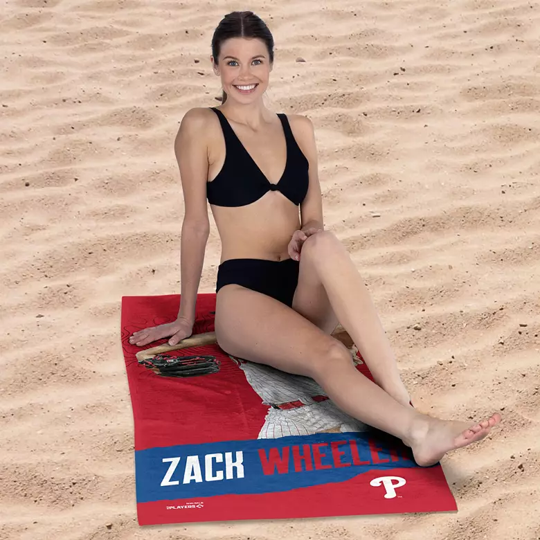TheNorthwest Philadelphia Phillies Zack Wheeler Beach Towel
