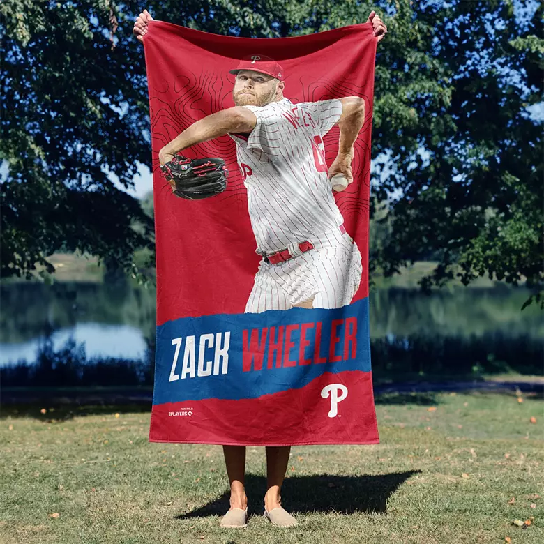 TheNorthwest Philadelphia Phillies Zack Wheeler Beach Towel