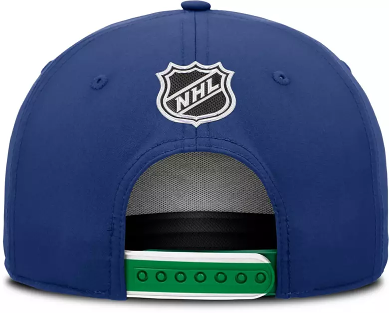 NHL Adult Vancouver Canucks Blue 2025 Draft Podium Adjustable Hat