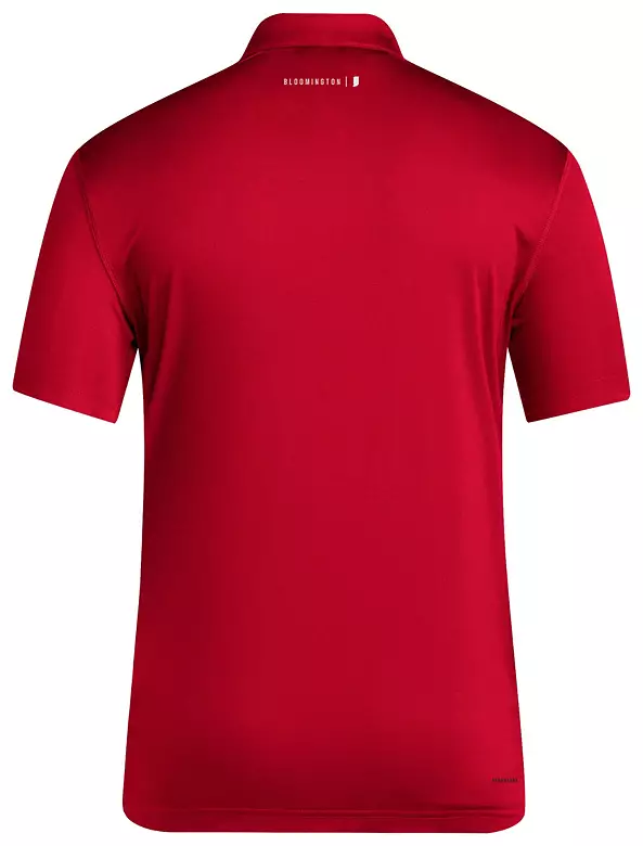 adidas Men's Indiana Hoosiers Crimson Coaches Polo