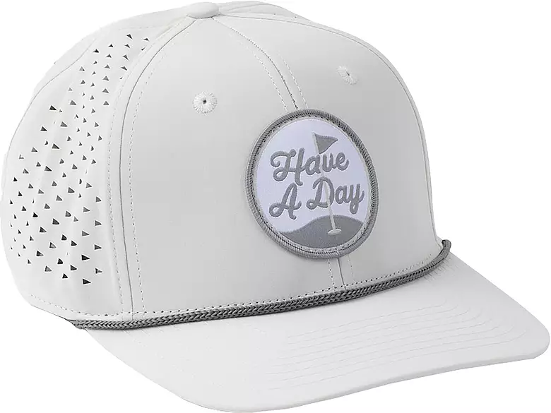 Breezy Golf Adult Have A Day Patch Perforated Golf Hat