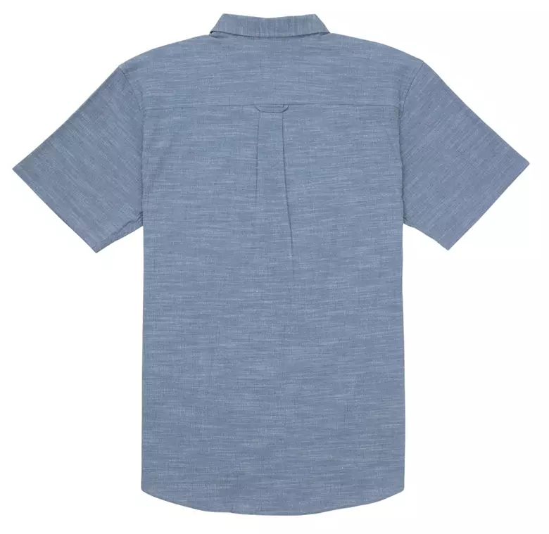 Hurley Men's One and Only Slub Short Sleeve Button Up Shirt 4 Hurley Men's One and Only Slub Short Sleeve Button Up Shirt