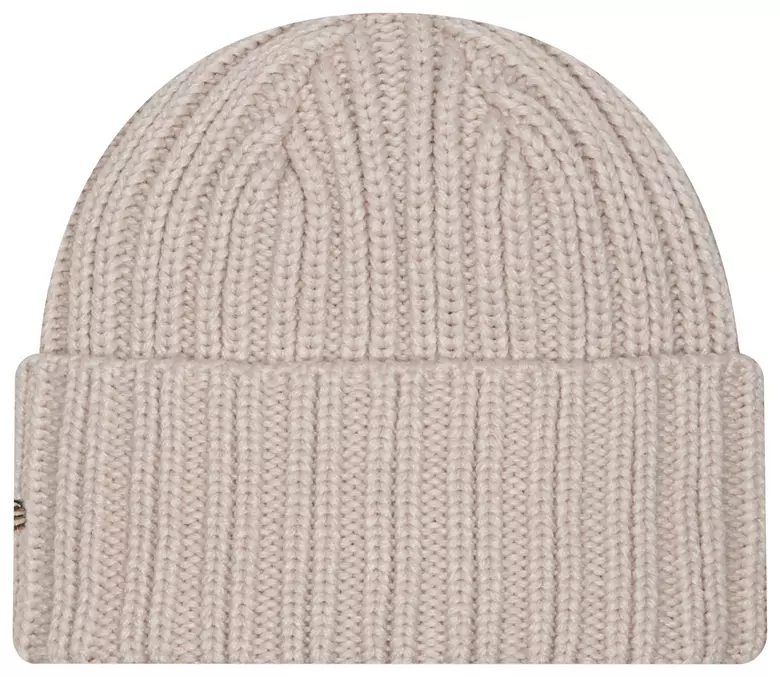 New Era Adult Philadelphia Eagles Tan Applique Cuffed Knit Hat