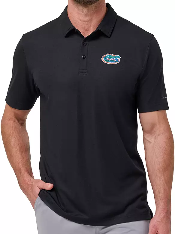 TravisMathew Men's Florida Gators Black School Pride Polo