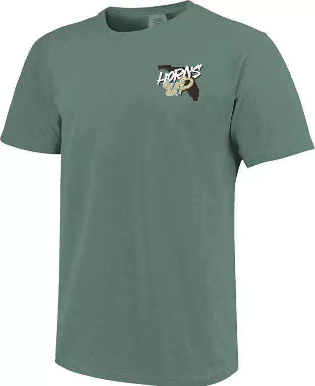 Image One Men's South Florida Bulls Green Hyperlocal Horns Up T-Shirt