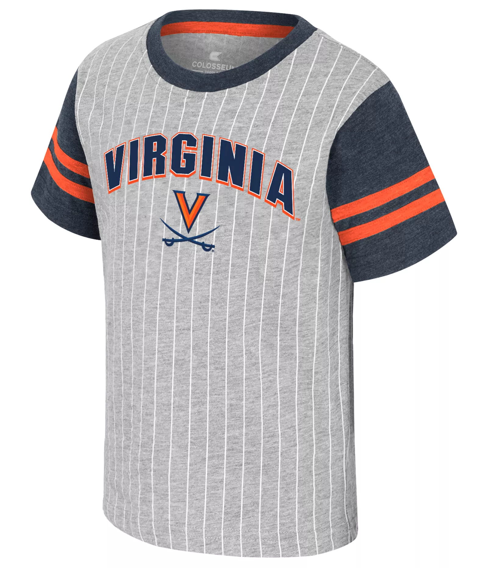 Colosseum Toddler Virginia Cavaliers Heather Grey Airball T-Shirt