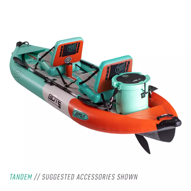 Bote Zeppelin Aero Inflatable Tandem Kayak Package 4 Bote Zeppelin Aero Inflatable Tandem Kayak Package