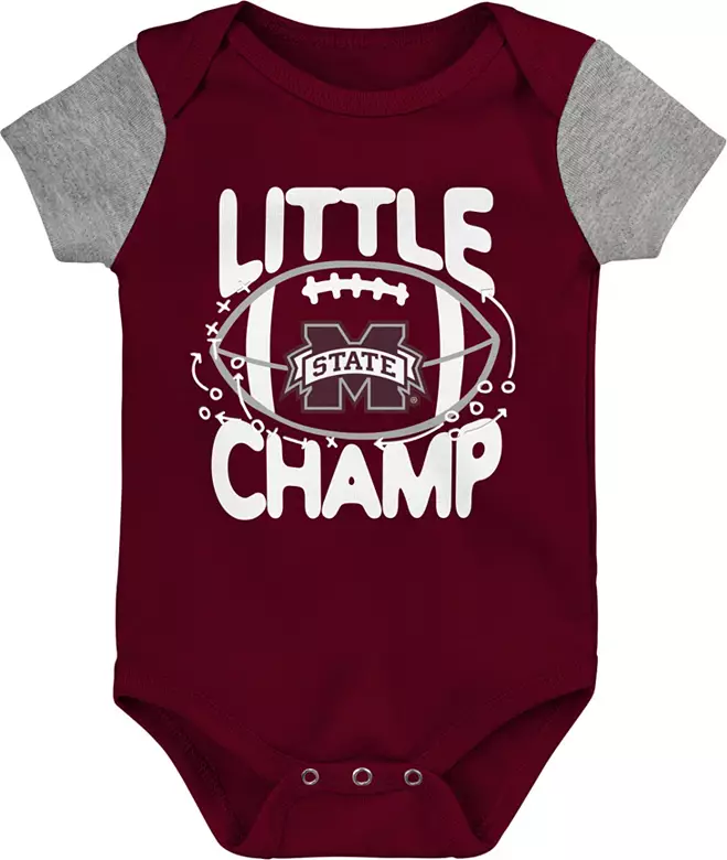 Gen2 Newborn Mississippi State Bulldogs Lil' Champ 3-Piece Set