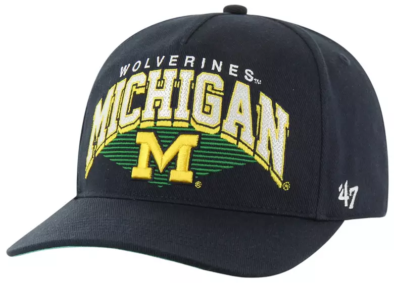'47 Adult Michigan Wolverines NAVY Pomona Hitch Adjustable Hat