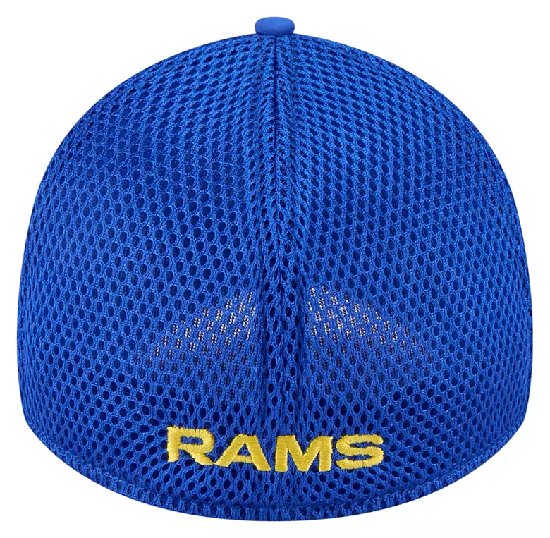 New Era Adult Los Angeles Rams Blue Linear 39Thirty Adjustable Hat