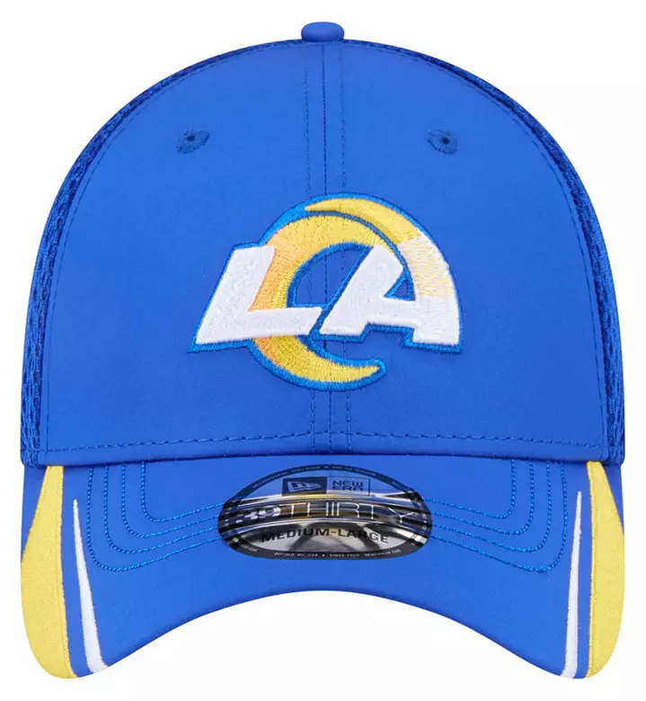 New Era Adult Los Angeles Rams Blue Linear 39Thirty Adjustable Hat 4 New Era Adult Los Angeles Rams Blue Linear 39Thirty Adjustable Hat