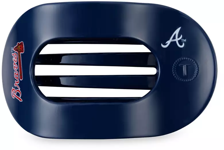 Teleties Atlanta Braves Medium Flat Hair Clip