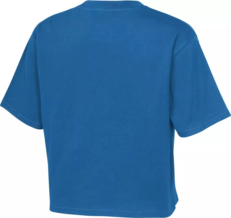 Mitchell & Ness Girls' Detroit Lions White Cropped Mesh Top