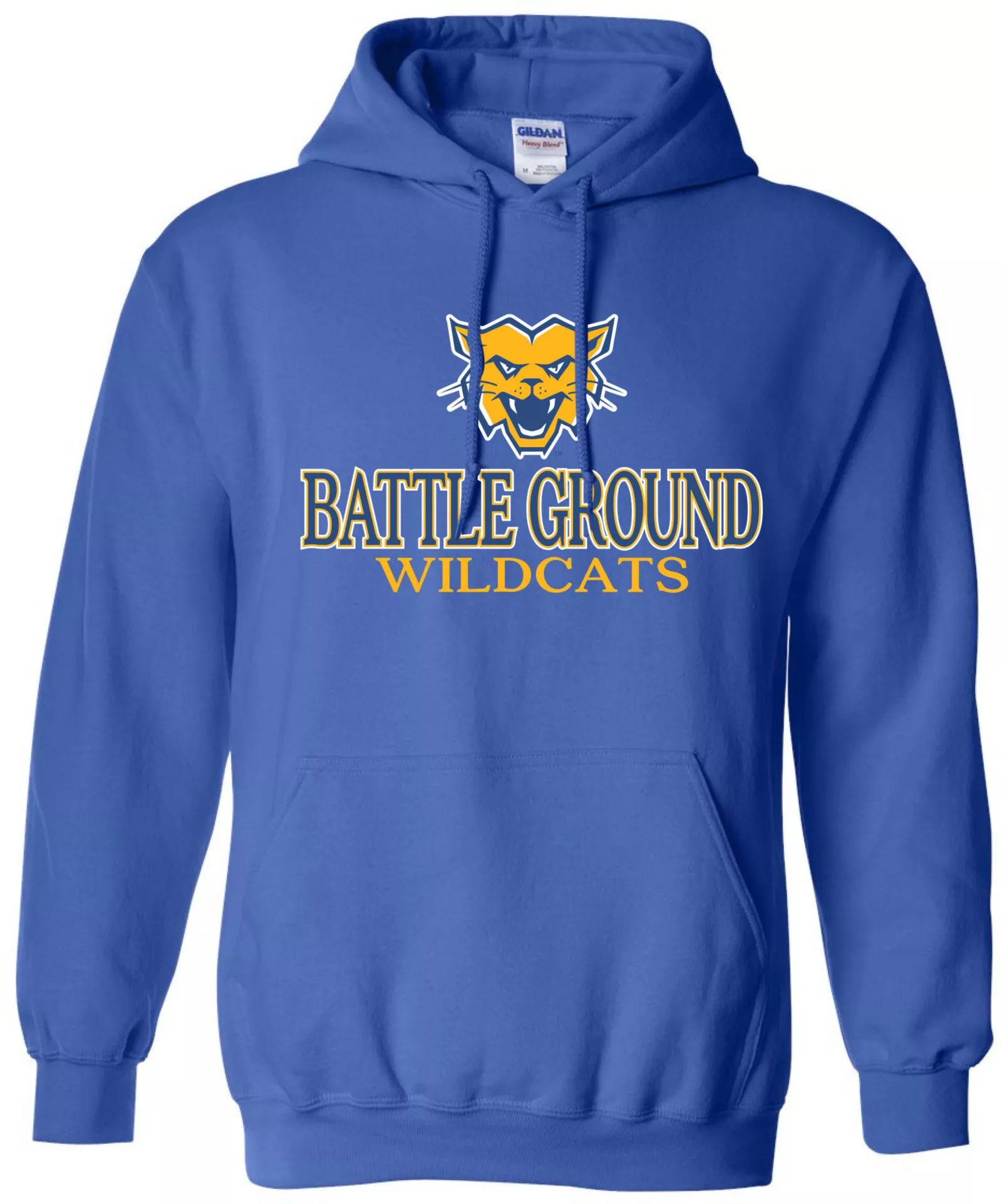 Pel Athletic Men's Battle Ground Academy High Blue Pullover Hoodie