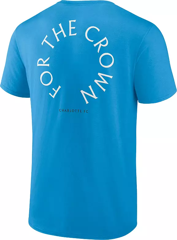 MLS Men's Charlotte FC Electric Blue Shot T-Shirt 3 MLS Men's Charlotte FC Electric Blue Shot T-Shirt