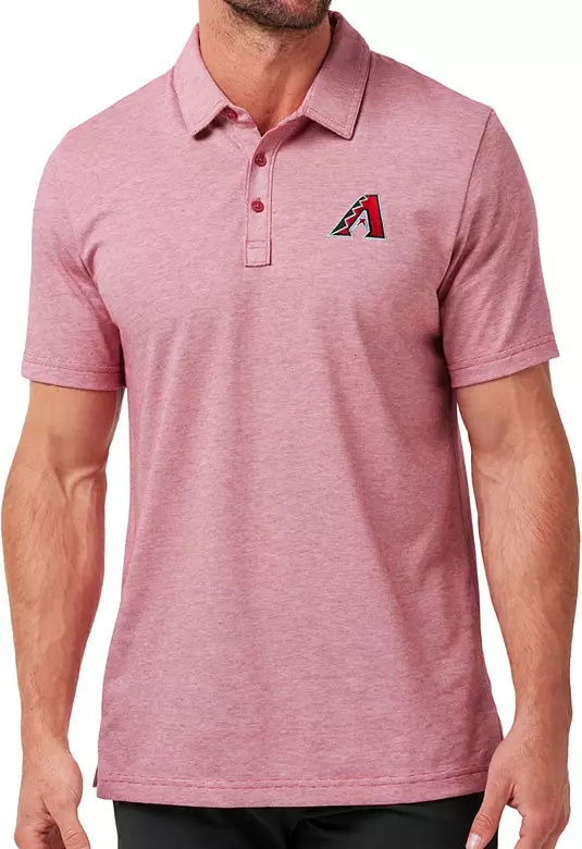 TravisMathew Men's Arizona Diamondbacks Red Zinna Polo