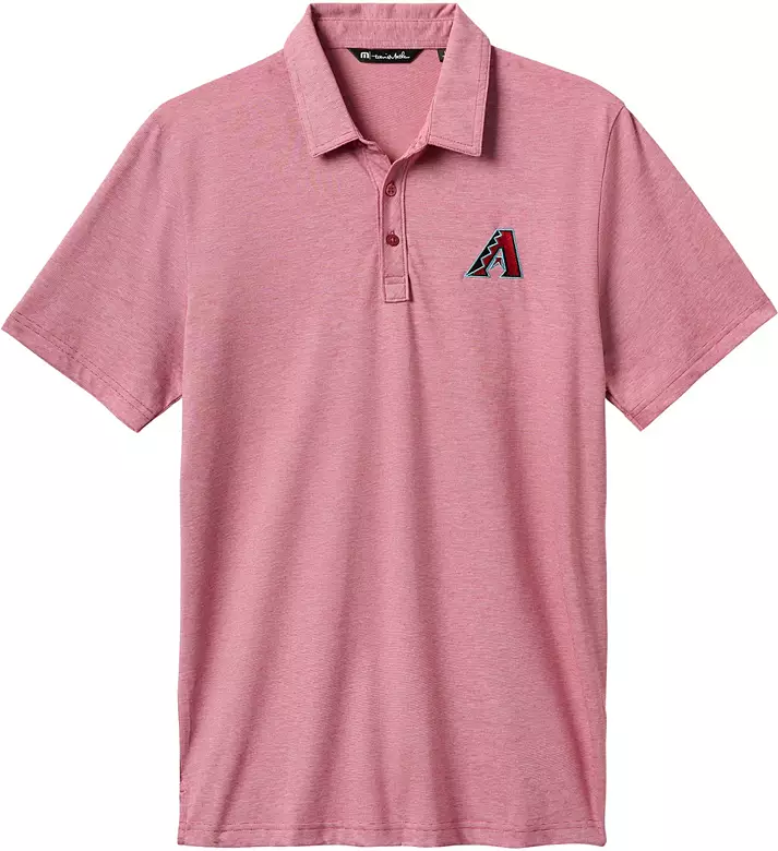 TravisMathew Men's Arizona Diamondbacks Red Zinna Polo 4 TravisMathew Men's Arizona Diamondbacks Red Zinna Polo