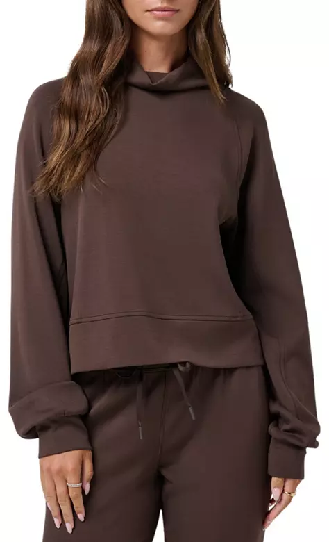 TravisMathew Women's Skyloft Soft Funnel Neck Golf Pullover