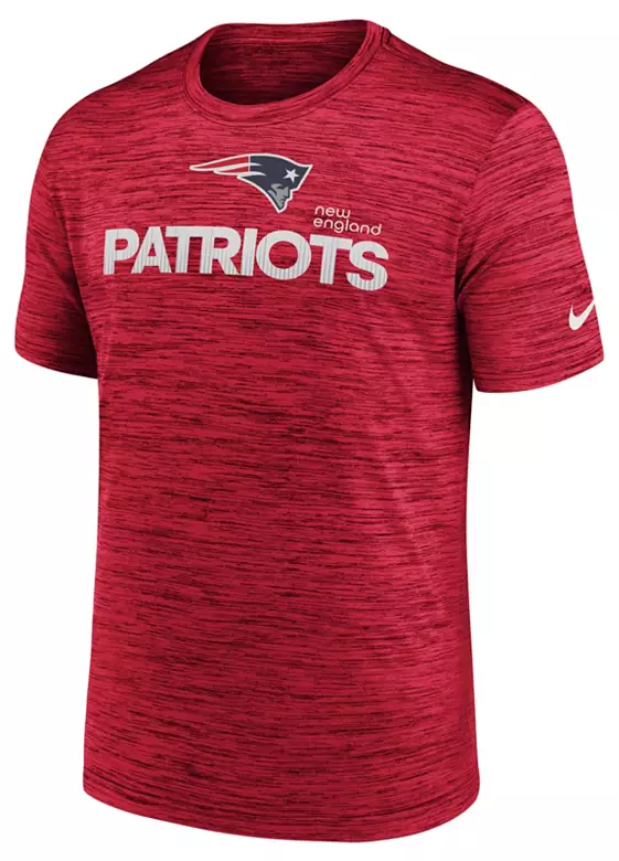Nike Men's New England Patriots Modern Velocity University Red T-Shirt