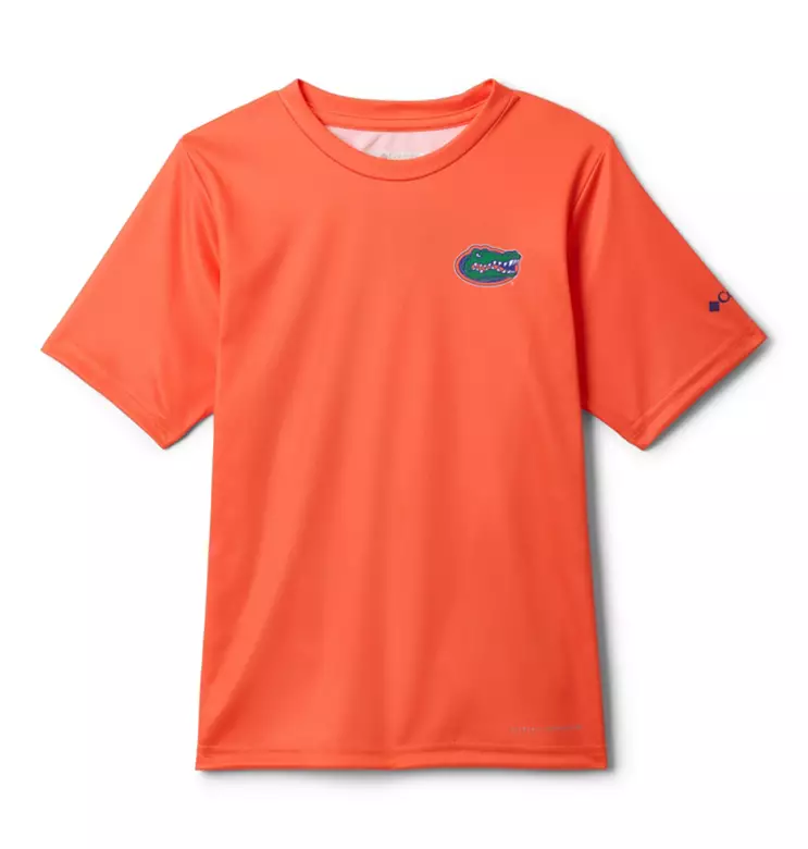 Columbia Youth Florida Gators Spark Orange PFG State T-Shirt