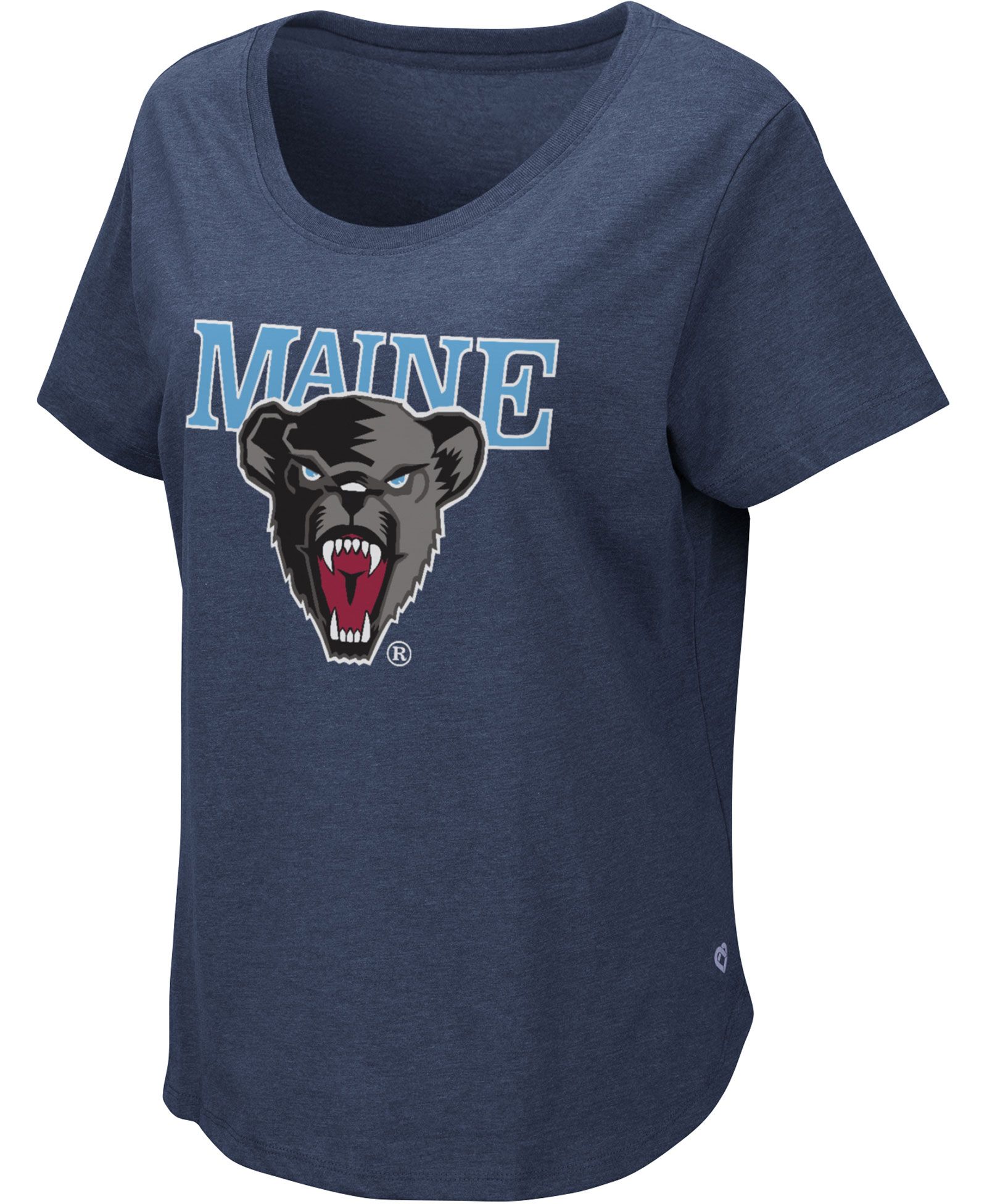 Colosseum Women's Maine Black Bears Navy T-Shirt