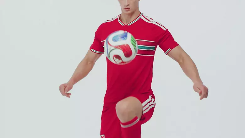 adidas Adult Wales 2026 Home Replica Jersey 3 adidas Adult Wales 2026 Home Replica Jersey