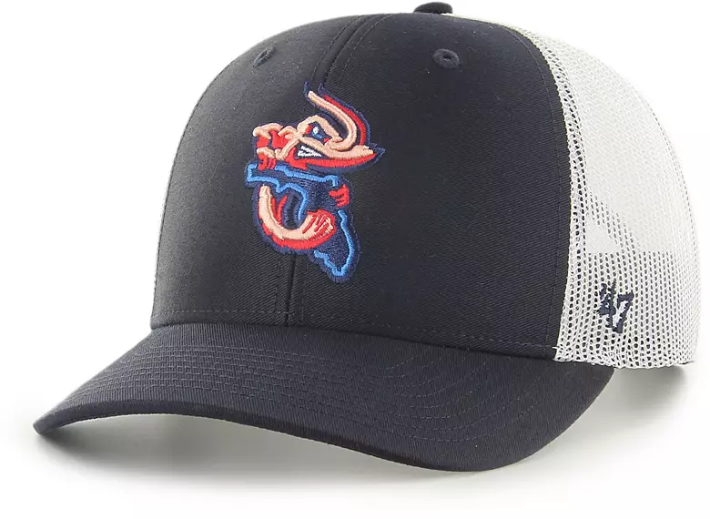 '47 Adult Jacksonville Jumbo Shrimp Navy '47 Trucker Hat