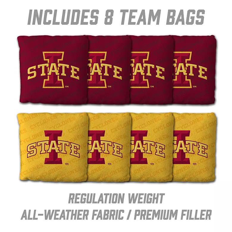YouTheFan Iowa State Cyclones 2' x 4' Cornhole Boards 4 YouTheFan Iowa State Cyclones 2' x 4' Cornhole Boards