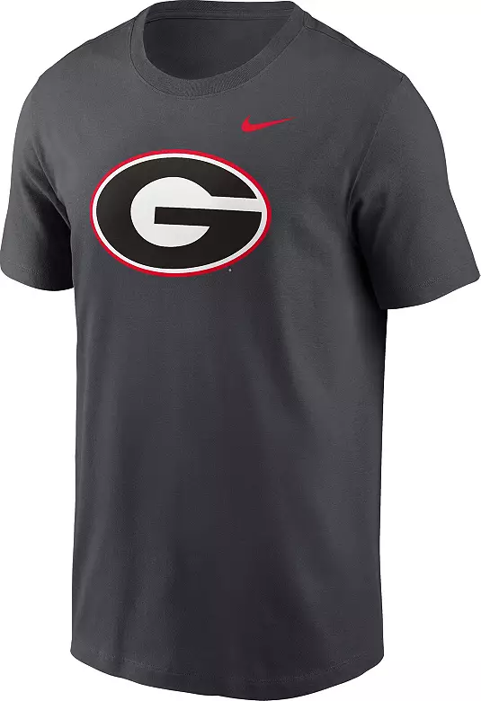 Nike Men's Georgia Bulldogs Anthracite Logo T-Shirt