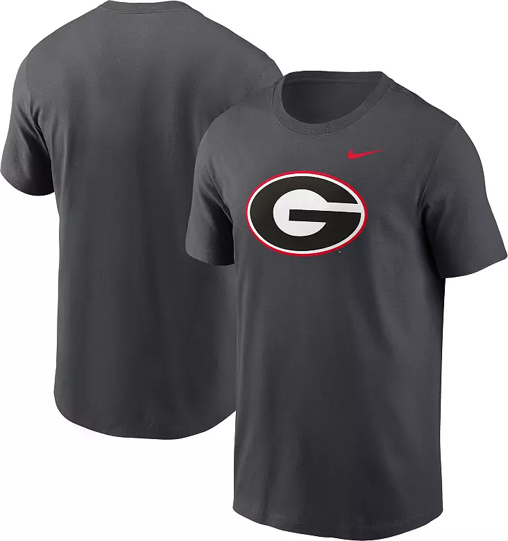 Nike Men's Georgia Bulldogs Anthracite Logo T-Shirt