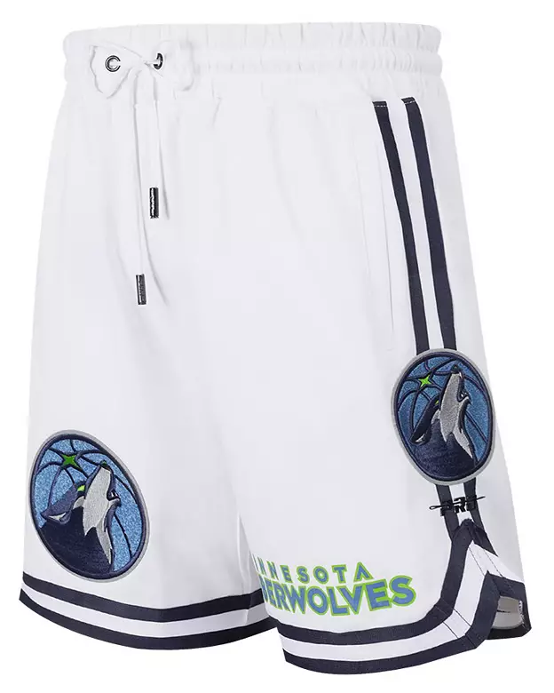 Pro Standard Men's Minnesota Timberwolves White Classic Chenille Shorts