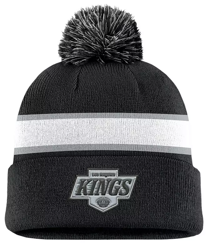 NHL Men's Los Angeles Kings Black Cuffed Knit Beanie