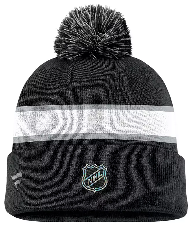 NHL Men's Los Angeles Kings Black Cuffed Knit Beanie