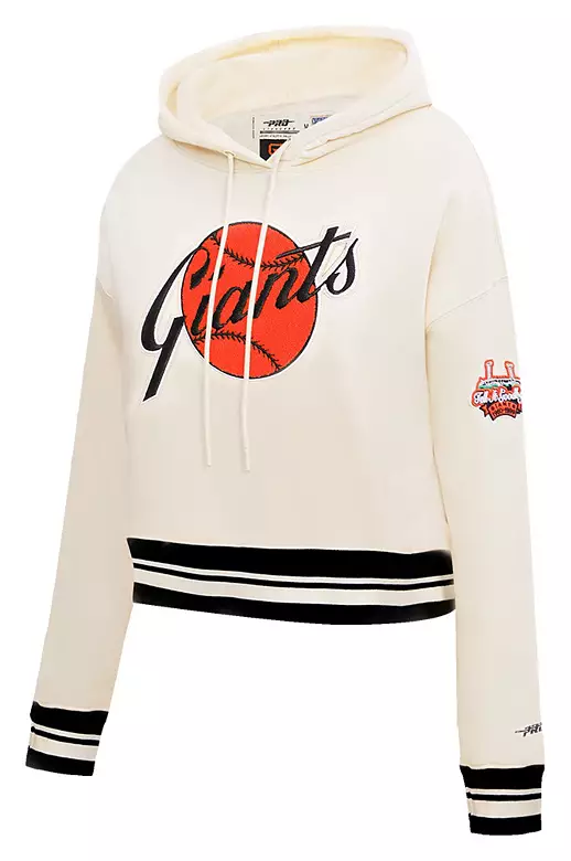 Pro Standard Women's San Francisco Giants Retro Cropped Fleece Hoodie