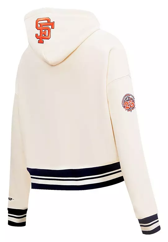Pro Standard Women's San Francisco Giants Retro Cropped Fleece Hoodie