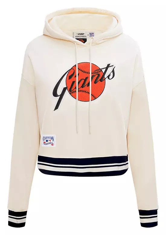 Pro Standard Women's San Francisco Giants Retro Cropped Fleece Hoodie 3 Pro Standard Women's San Francisco Giants Retro Cropped Fleece Hoodie