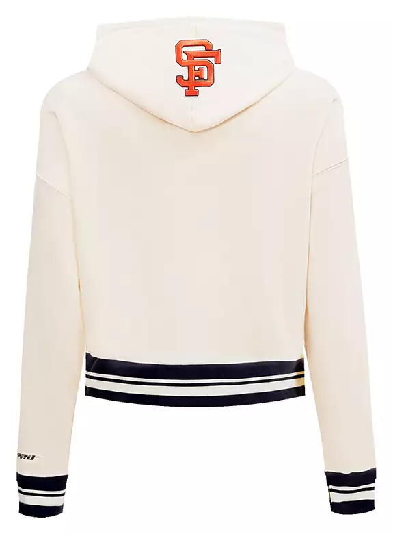 Pro Standard Women's San Francisco Giants Retro Cropped Fleece Hoodie 4 Pro Standard Women's San Francisco Giants Retro Cropped Fleece Hoodie