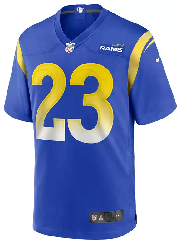 Nike Men's Los Angeles Rams Kyren Williams #23 Blue Game Jersey