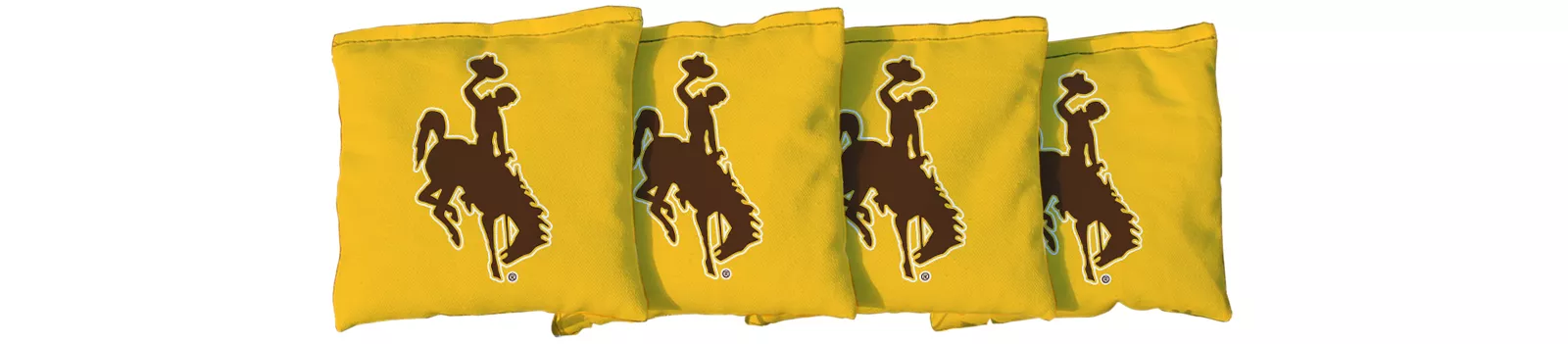 Victory Tailgate Wyoming Cowboys Yellow Cornhole Bean Bags