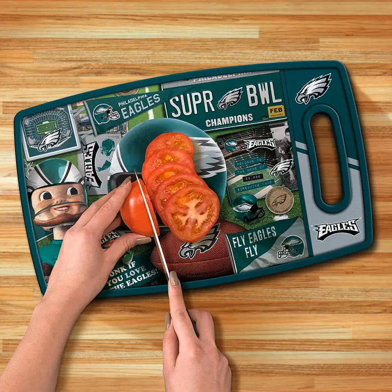 YouTheFan Philadelphia Eagles Retro Cutting Board