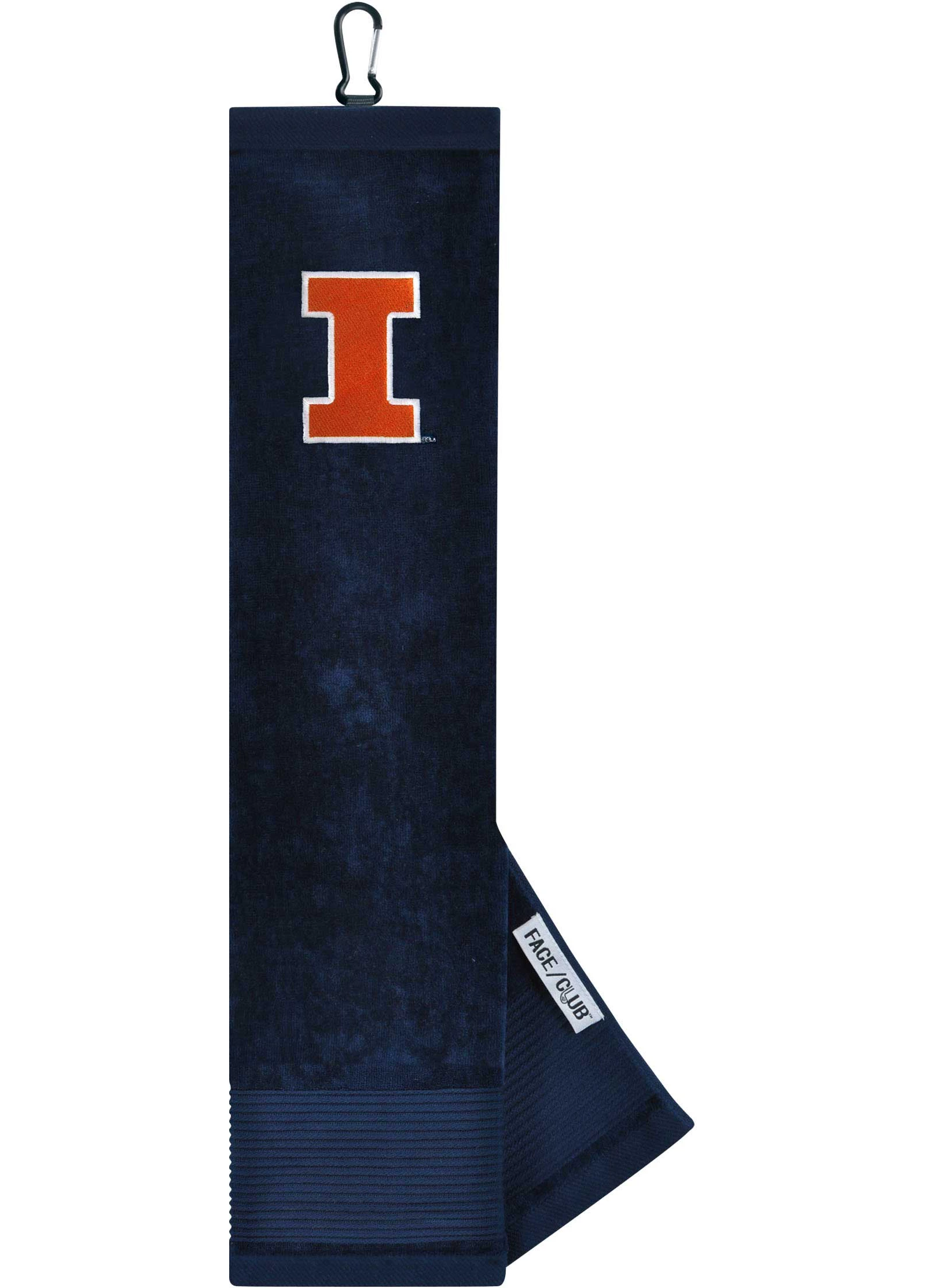 Team Effort Illinois Fighting Illini Embroidered Face/Club Tri-Fold Towel