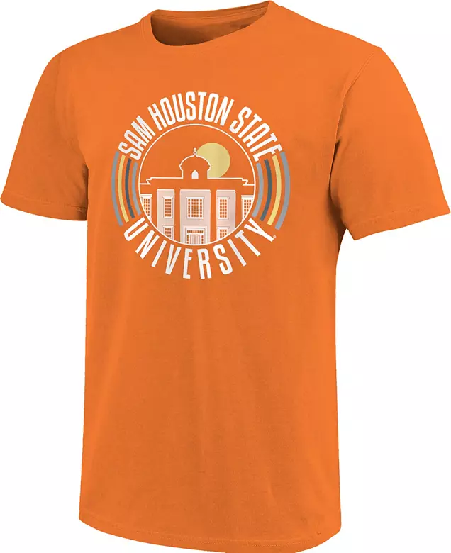 Image One Adult Sam Houston State Bearkats Orange Color Circles T-Shirt