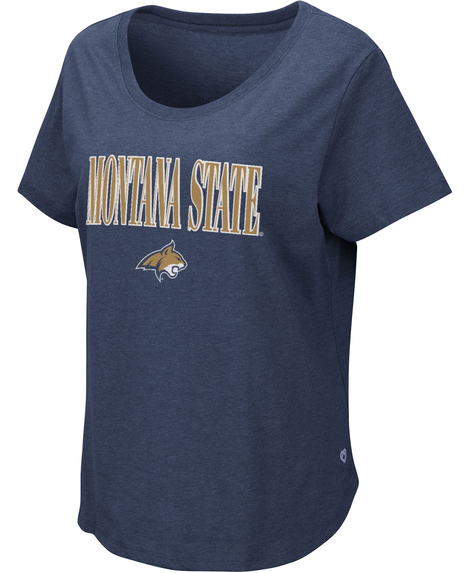 Colosseum Women's Montana State Bobcats Navy T-Shirt