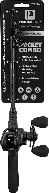 ProFISHiency "Tiny But Mighty" Baitcast Pocket Combo